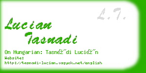 lucian tasnadi business card